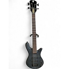 Used Spector EuroBolt 4 Trans Black Electric Bass Guitar