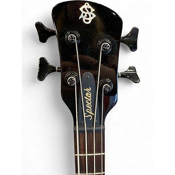 Used Spector EuroBolt 4 Trans Black Electric Bass Guitar