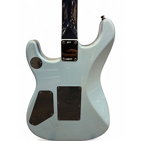 Used Fender tom morello arm the homeless Ice Blue Metallic Solid Body Electric Guitar