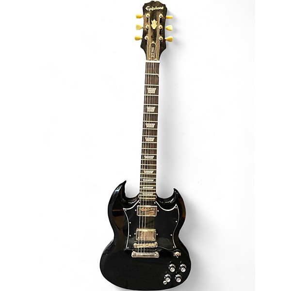 Used Epiphone SG Pro Black Solid Body Electric Guitar