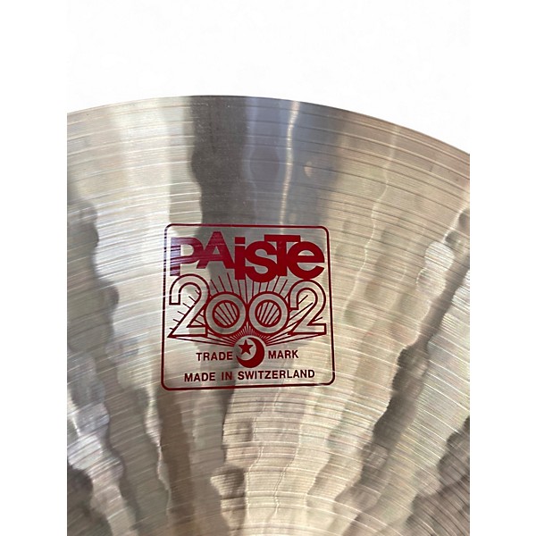Used Paiste 16in 2002 Crash Cymbal