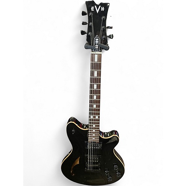 Used EVH SA-126 Standard Ebony Hollow Body Electric Guitar