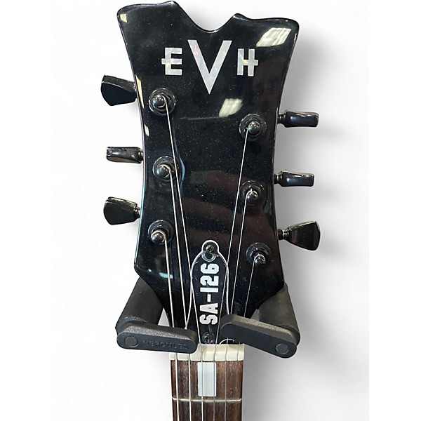 Used EVH SA-126 Standard Ebony Hollow Body Electric Guitar