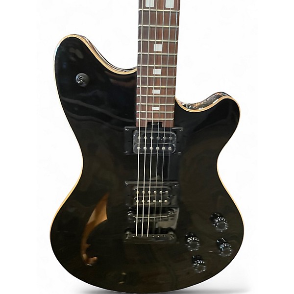 Used EVH SA-126 Standard Ebony Hollow Body Electric Guitar