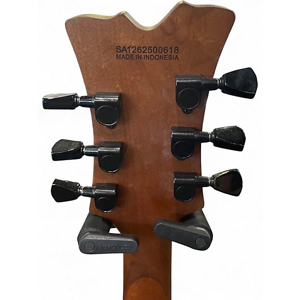 Used EVH SA-126 Standard Ebony Hollow Body Electric Guitar