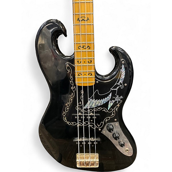 Vintage 1977 Ibanez 2609B Black Electric Bass Guitar