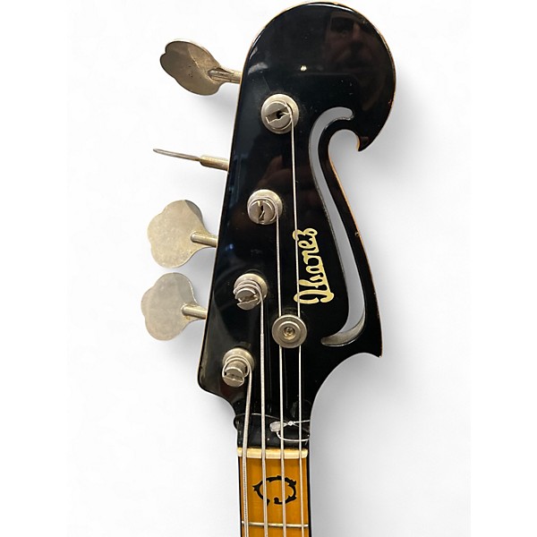 Vintage 1977 Ibanez 2609B Black Electric Bass Guitar
