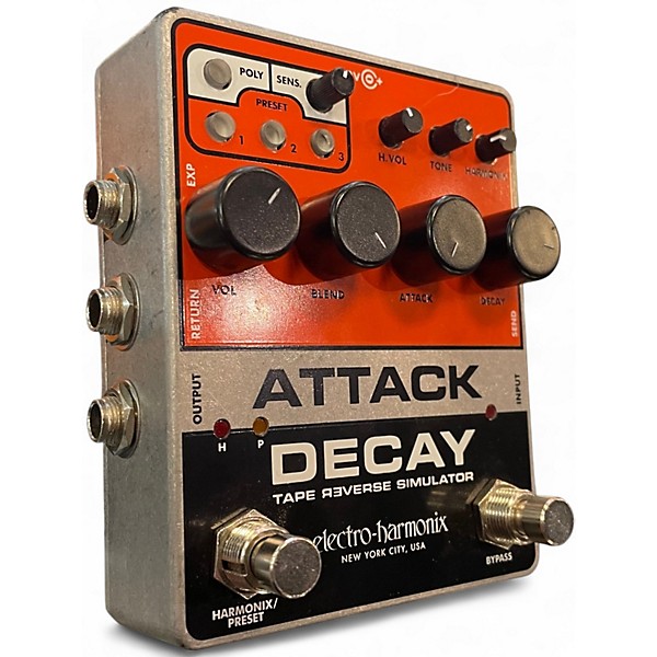 Used Electro-Harmonix ATTACK DECAY Effect Pedal