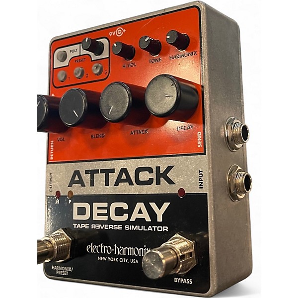 Used Electro-Harmonix ATTACK DECAY Effect Pedal