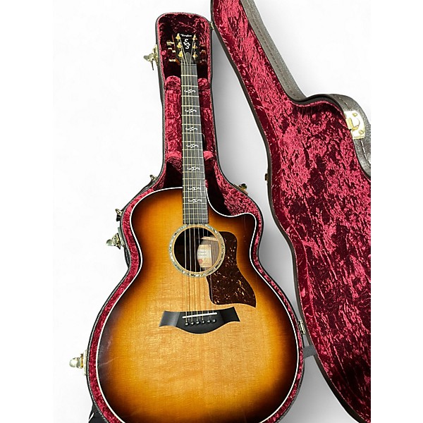 Used Taylor CUSTOM 414CE Tobacco Acoustic Guitar