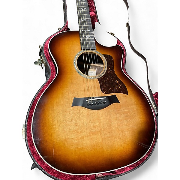 Used Taylor CUSTOM 414CE Tobacco Acoustic Guitar