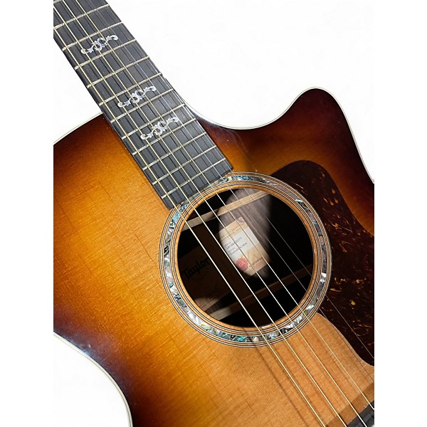 Used Taylor CUSTOM 414CE Tobacco Acoustic Guitar