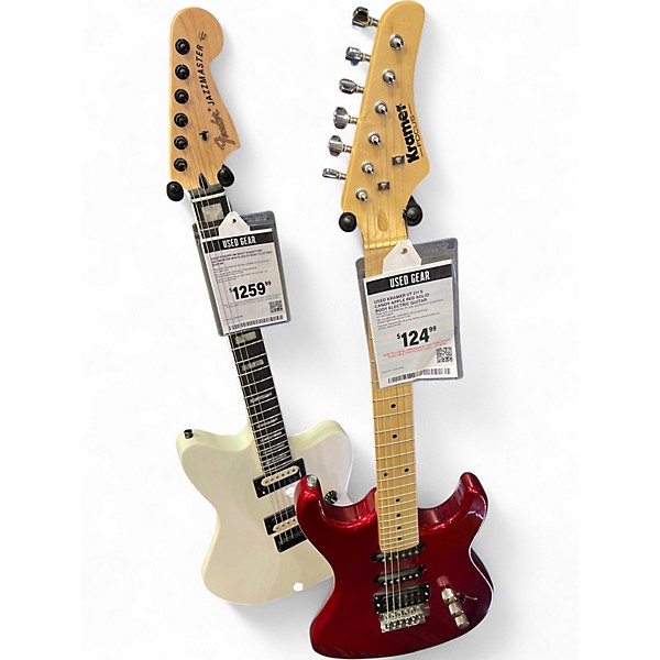 Used Kramer VT 211 S Candy Apple Red Solid Body Electric Guitar
