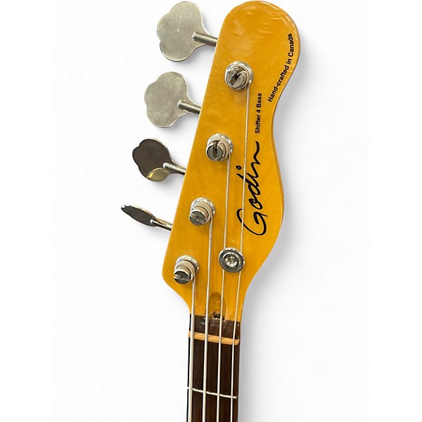 Used Godin Shifter 4 Electric Bass 2 Tone Sunburst Electric Bass Guitar