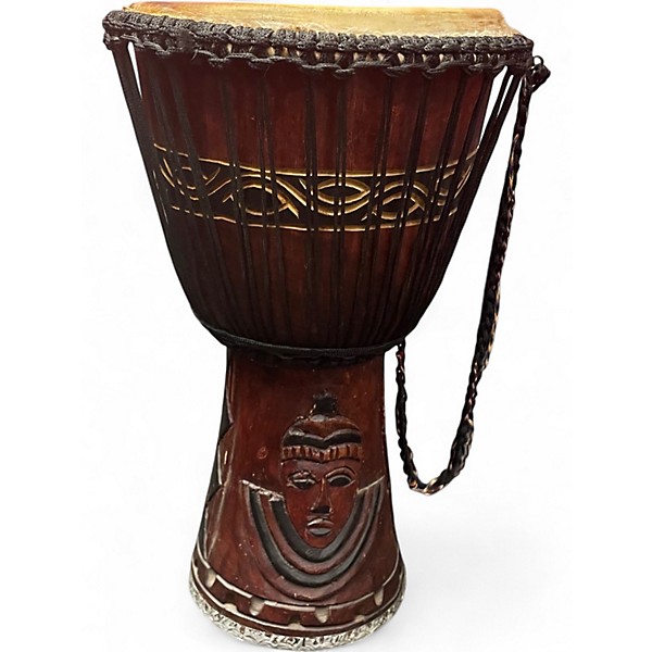 Used Afromart Hand Carved Djembe