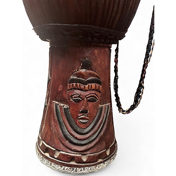 Used Afromart Hand Carved Djembe