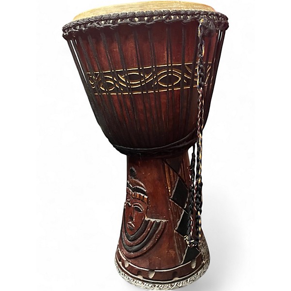 Used Afromart Hand Carved Djembe