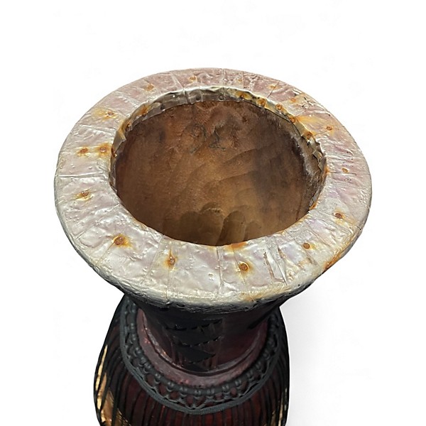 Used Afromart Hand Carved Djembe