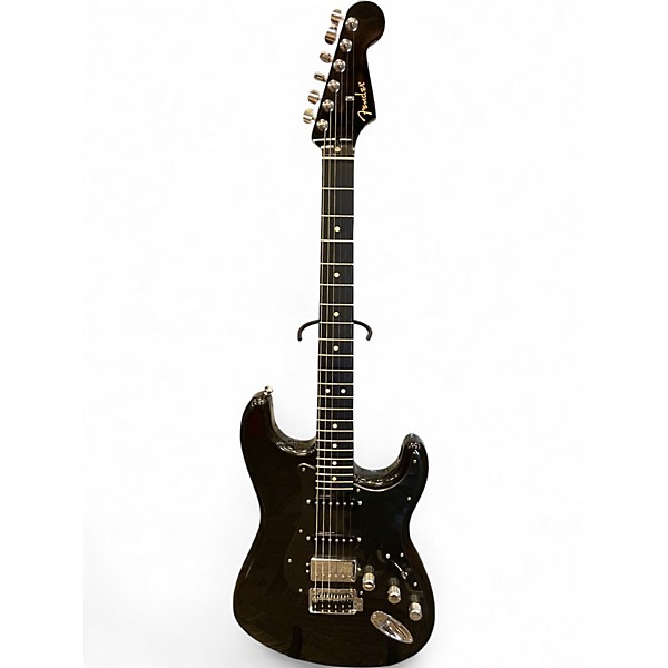 Used Fender Limited Edition Player Stratocaster Ebony black Solid Body Electric Guitar