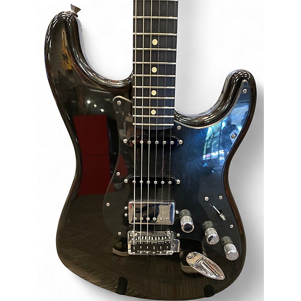 Used Fender Limited Edition Player Stratocaster Ebony black Solid Body Electric Guitar