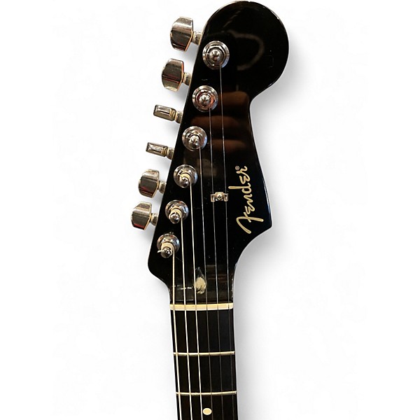 Used Fender Limited Edition Player Stratocaster Ebony black Solid Body Electric Guitar
