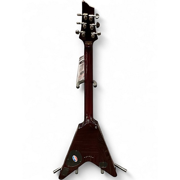 Used Schecter Guitar Research Hellraiser V1 Crimson Red Trans Solid Body Electric Guitar