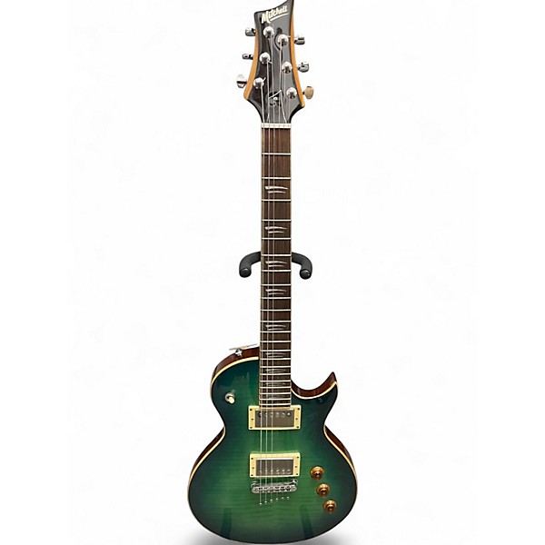 Used Mitchell MS450 Green Solid Body Electric Guitar