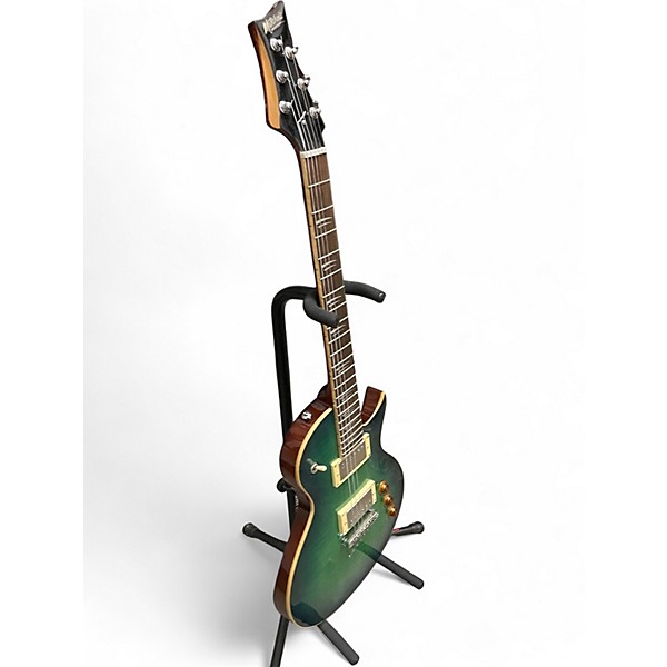 Used Mitchell MS450 Green Solid Body Electric Guitar