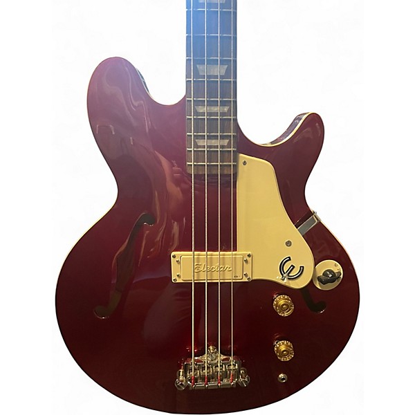 Used Epiphone Jack Casady Bass Cherry Electric Bass Guitar