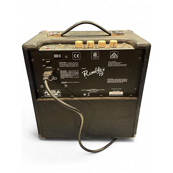 Used Fender Rumble 15 15W 1X8 Bass Combo Amp