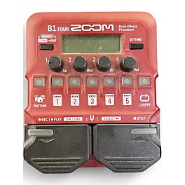 Used Zoom B1 four Effect Processor