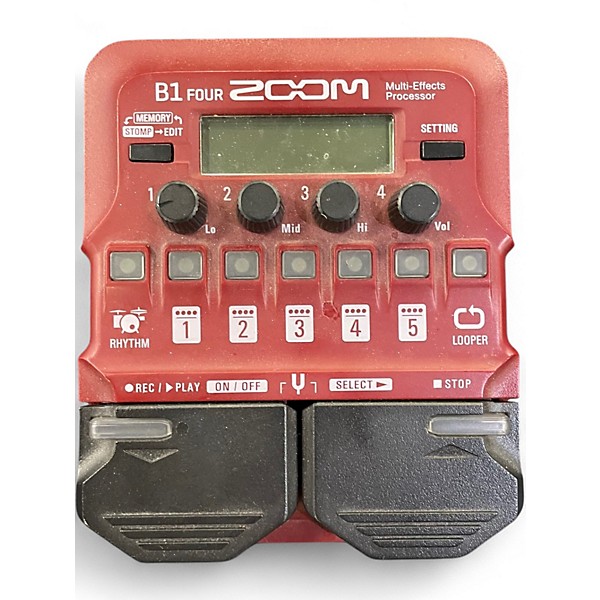 Used Zoom B1 four Effect Processor