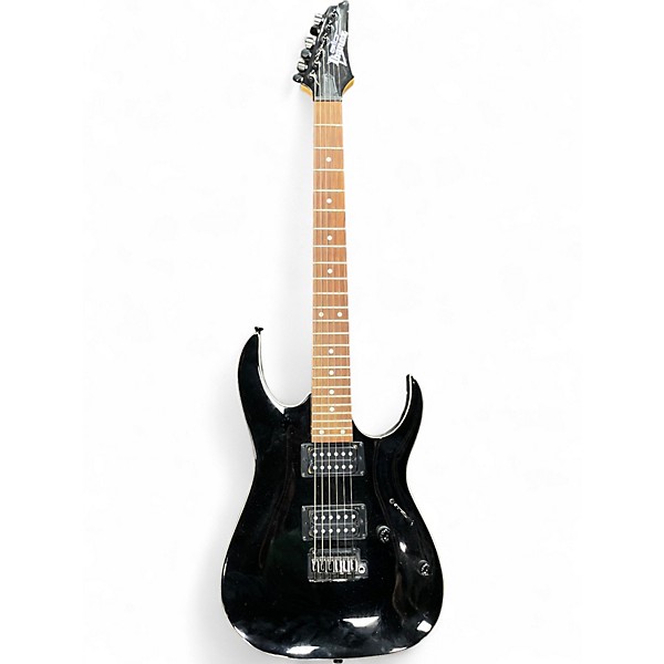 Used Ibanez GRGA120 Black and White Solid Body Electric Guitar
