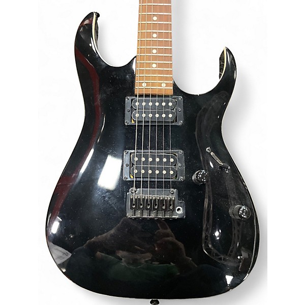 Used Ibanez GRGA120 Black and White Solid Body Electric Guitar