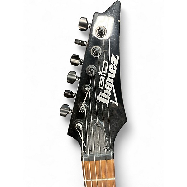 Used Ibanez GRGA120 Black and White Solid Body Electric Guitar