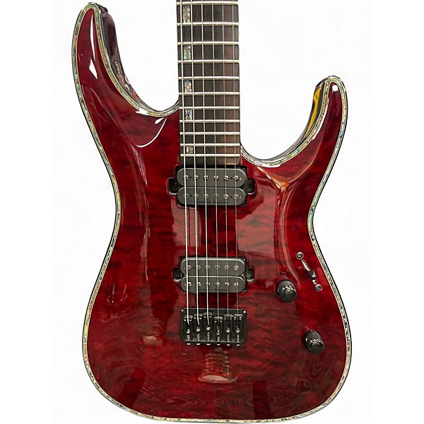 Used ESP LTD H1001 Deluxe Red Solid Body Electric Guitar