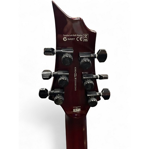Used ESP LTD H1001 Deluxe Red Solid Body Electric Guitar