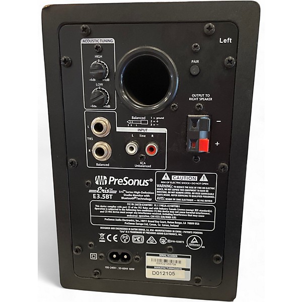 Used PreSonus E3.5BT Powered Monitor