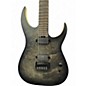 Used Schecter Guitar Research KM-6 MK-III Trans Black Solid Body Electric Guitar