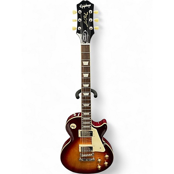 Used Epiphone Inspired by Gibson Les Paul Standard Heritage Cherry Solid Body Electric Guitar