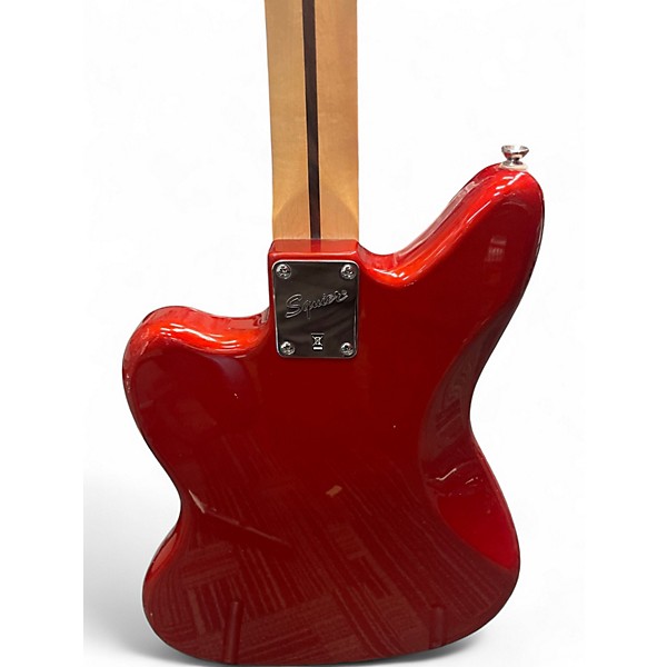 Used Squier Vintage Modified Jaguar Bass Special Candy Apple Red Electric Bass Guitar