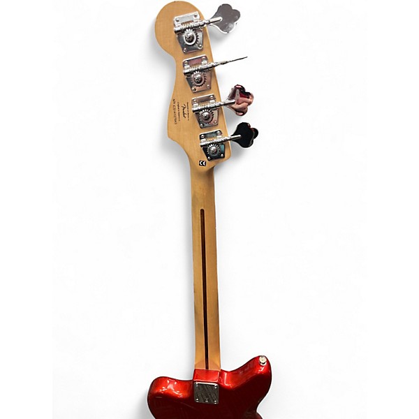 Used Squier Vintage Modified Jaguar Bass Special Candy Apple Red Electric Bass Guitar