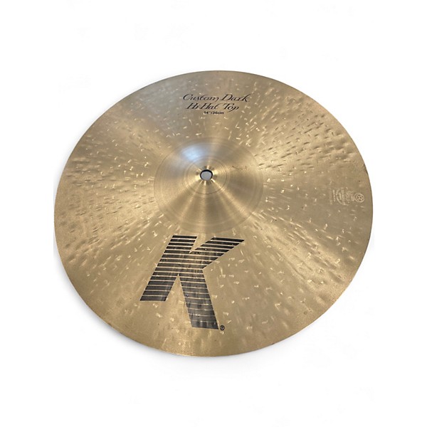 Used Zildjian 14in K Custom Dark Hi Hat Pair Cymbal