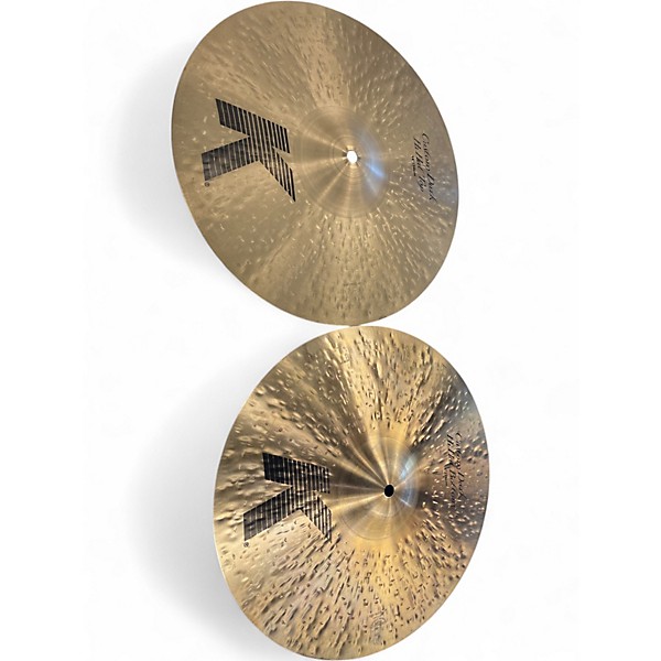 Used Zildjian 14in K Custom Dark Hi Hat Pair Cymbal