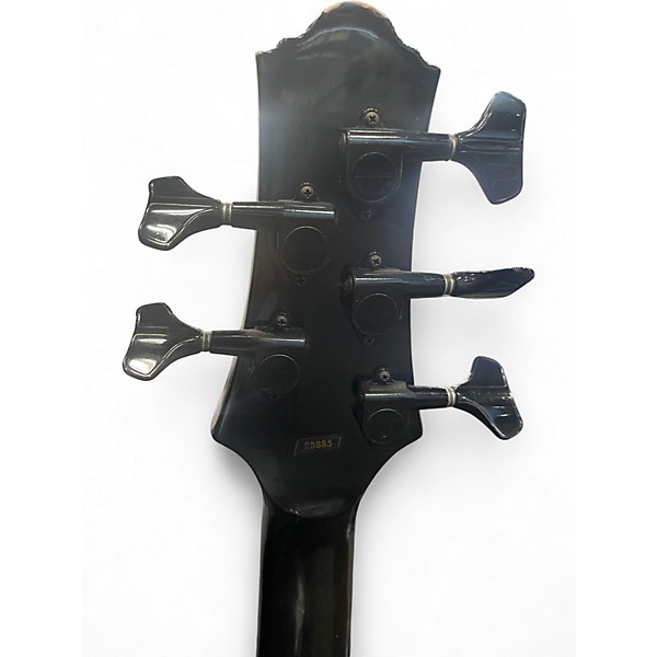 Used 1986 Ibanez rb885 Black Electric Bass Guitar
