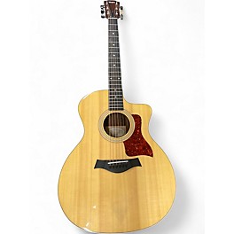 Used Taylor 214CE FLTD Natural Acoustic Electric Guitar