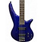 Used Jackson JS3 Spectra IV Indigo Blue Electric Bass Guitar