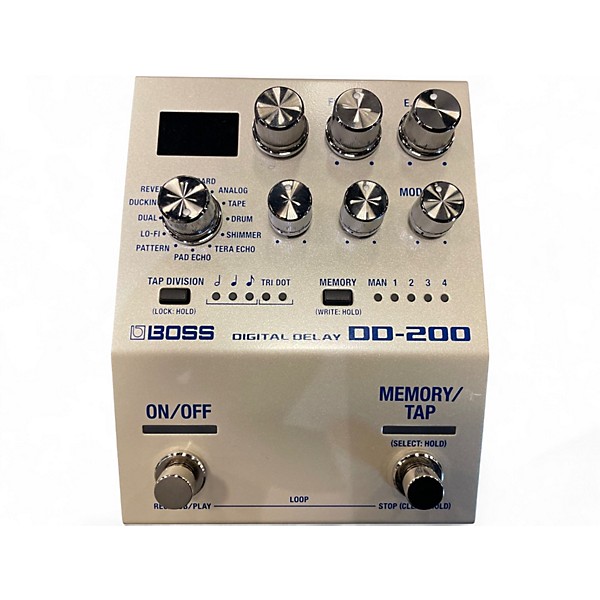 Used BOSS DD200 Digital Delay Effect Pedal