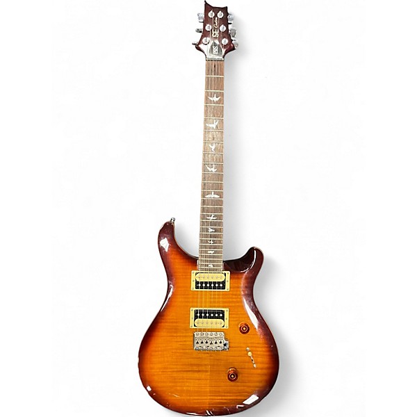 Used PRS SE Custom 24 2 Tone Sunburst Solid Body Electric Guitar
