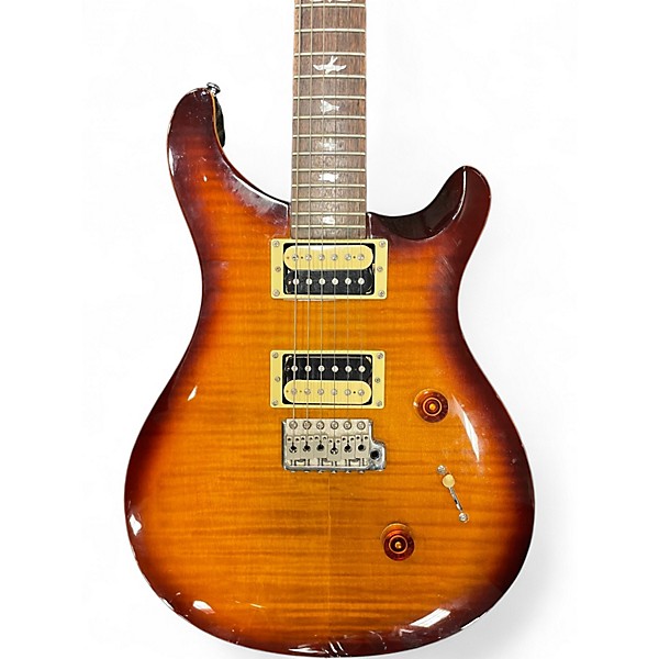 Used PRS SE Custom 24 2 Tone Sunburst Solid Body Electric Guitar